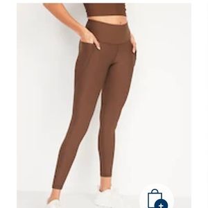 High-Waisted PowerSoft Side-Pocket Leggings
